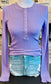 Waffle Snap Front Top (Purple)